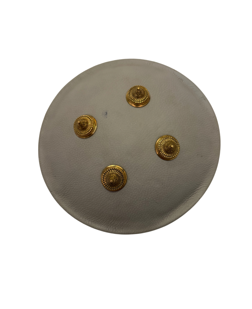 13" Grey Leather Dhaal