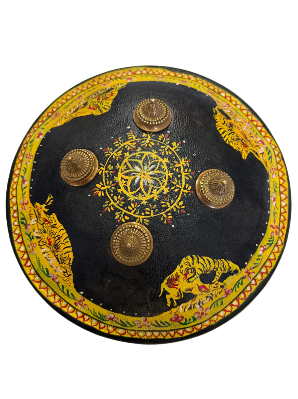 Black & Gold painted 12" Painted Dhaal