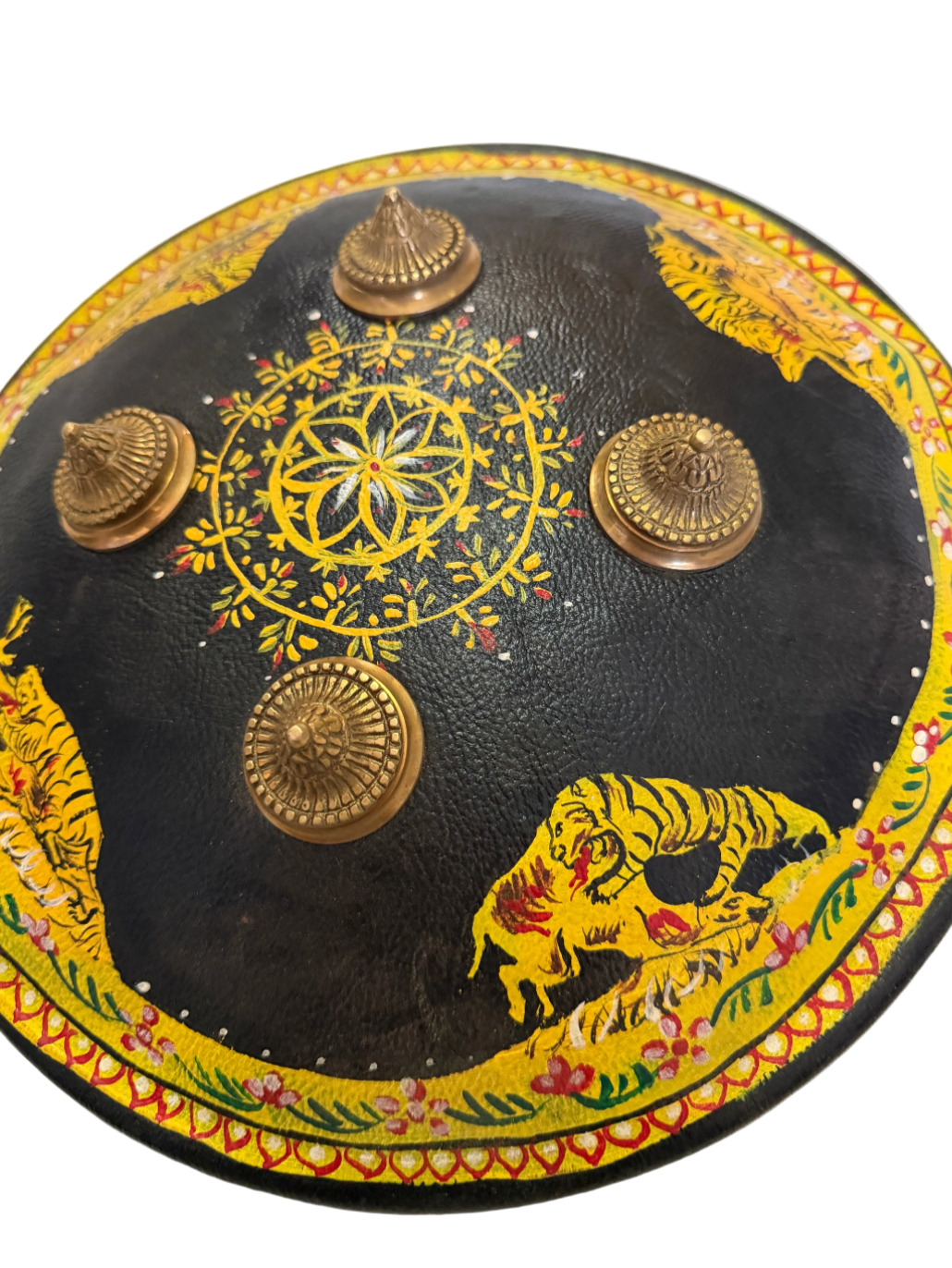 Black & Gold painted 12" Painted Dhaal