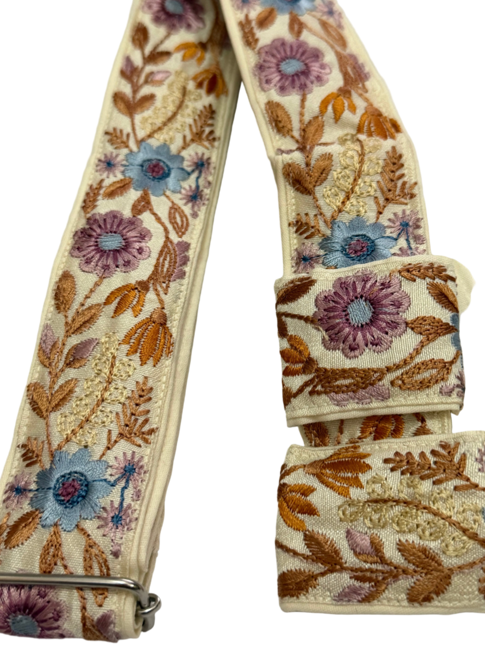 White Floral Flower Gatra 1.5inch